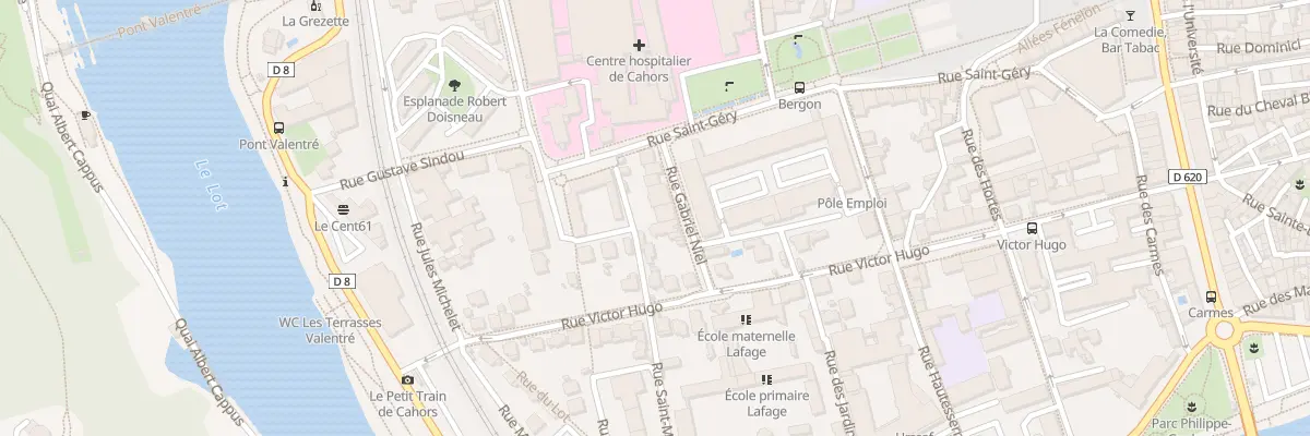 Plan du 44 Rue Gabriel Niel à Cahors