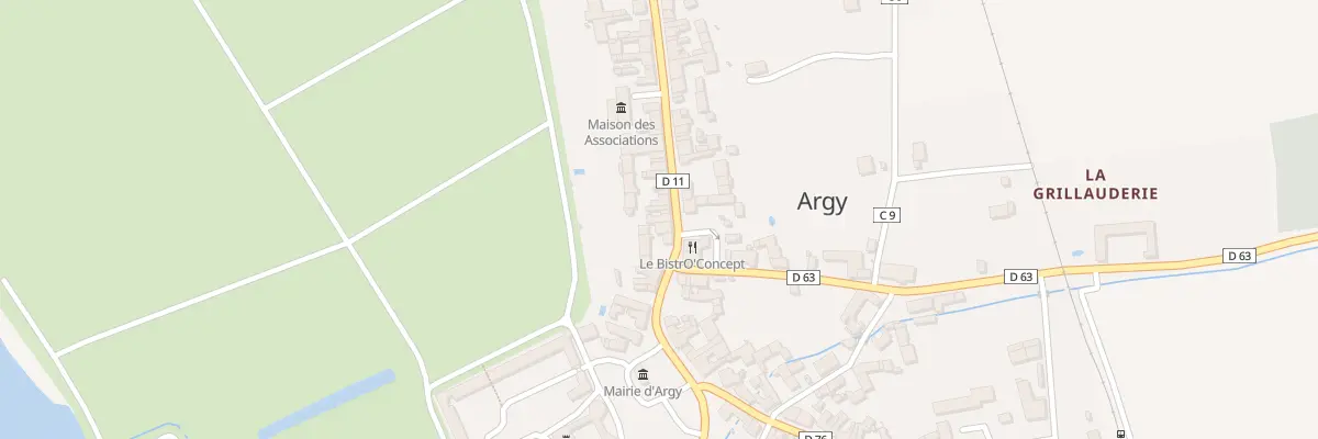 Plan du 8 Rte de Pellevoisin à Argy