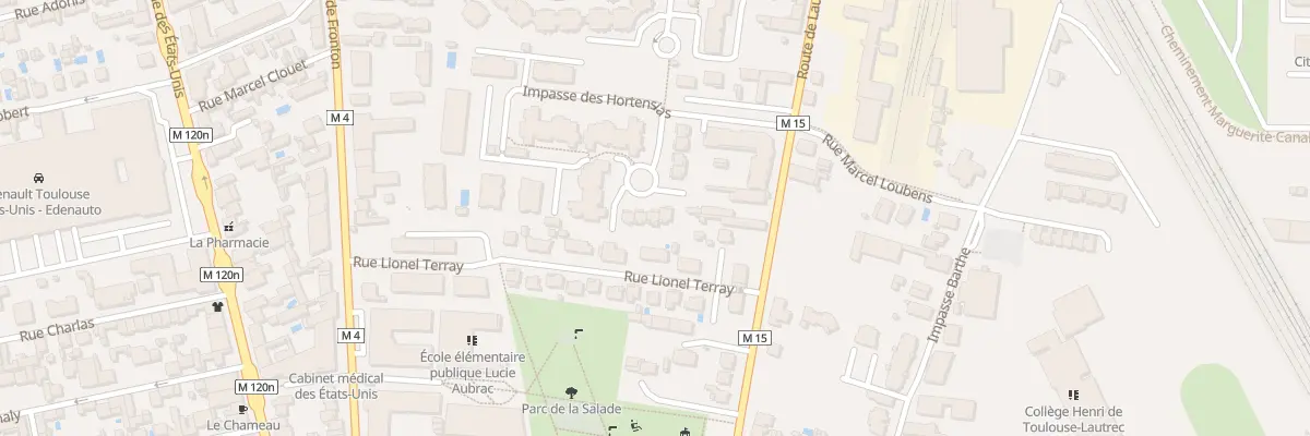 Plan du 6 Imp des Zinnias à Toulouse