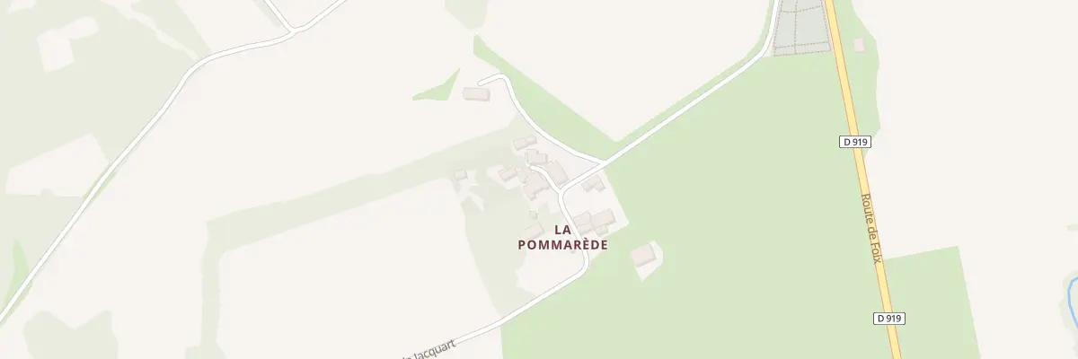 Plan du 232 La Pommarede à Artigat