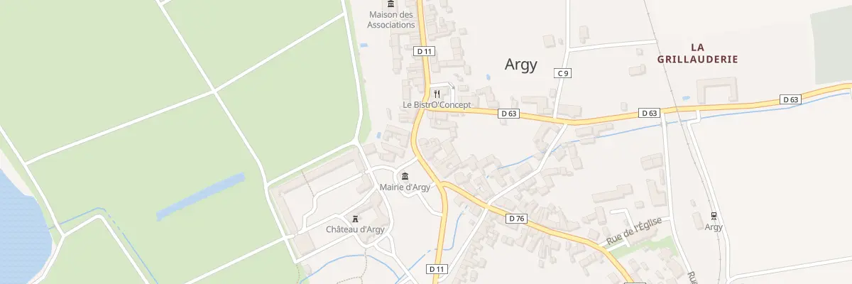 Plan du 4 Pl de la Mairie à Argy