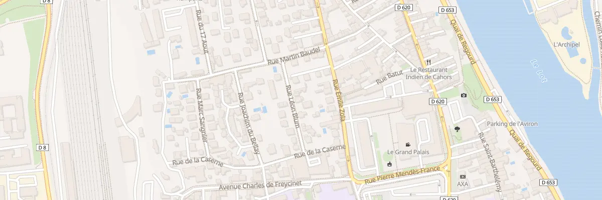 Plan du 92 Rue Léon Blum à Cahors