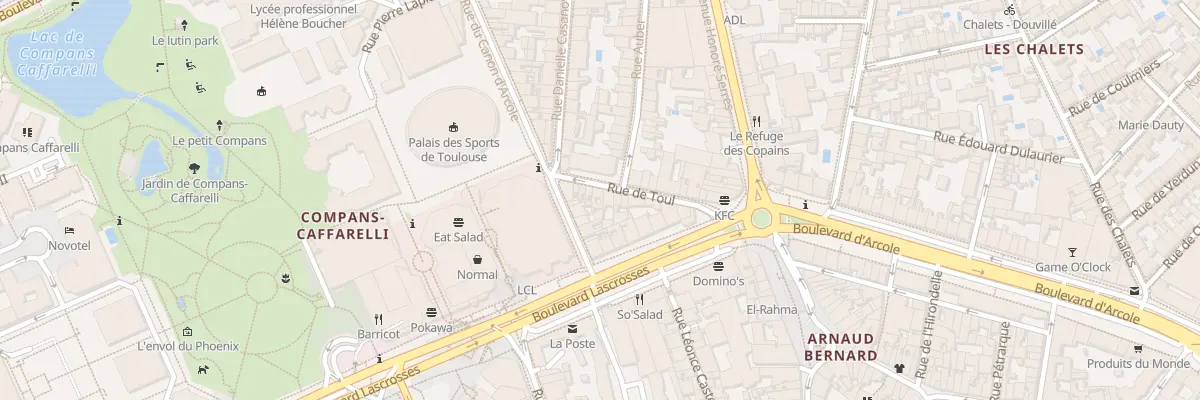 Plan du 10 Rue de Toul à Toulouse
