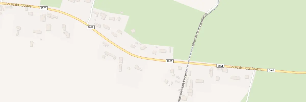 Plan du 723 Rte du Rouvray à Bosc-Édeline