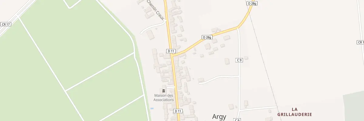 Plan du 33 Rte de Pellevoisin à Argy
