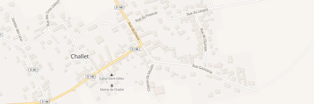 Plan du 1 Rue Gauvaine à Challet