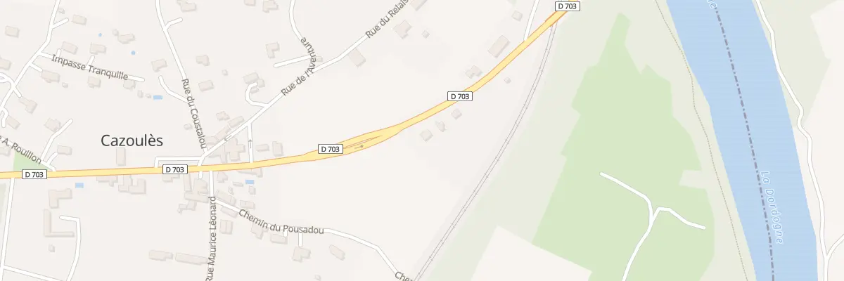 Plan du 795 Rte Porte du Perigord Cazoules à Pechs-de-l’Espérance