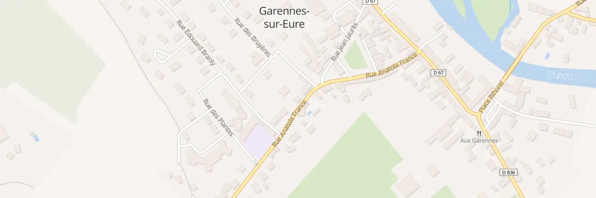 Plan du 6A Rue Anatole France à Garennes-sur-Eure