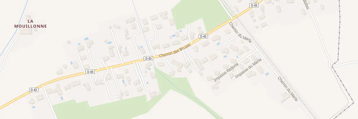 Plan du 5002F Les Bruzes à Miremont