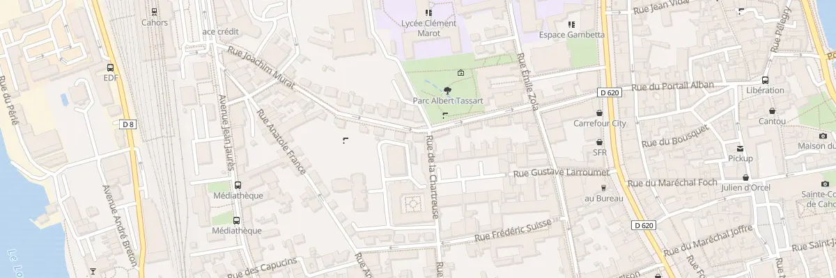 Plan du 225 Rue Joachim Murat à Cahors