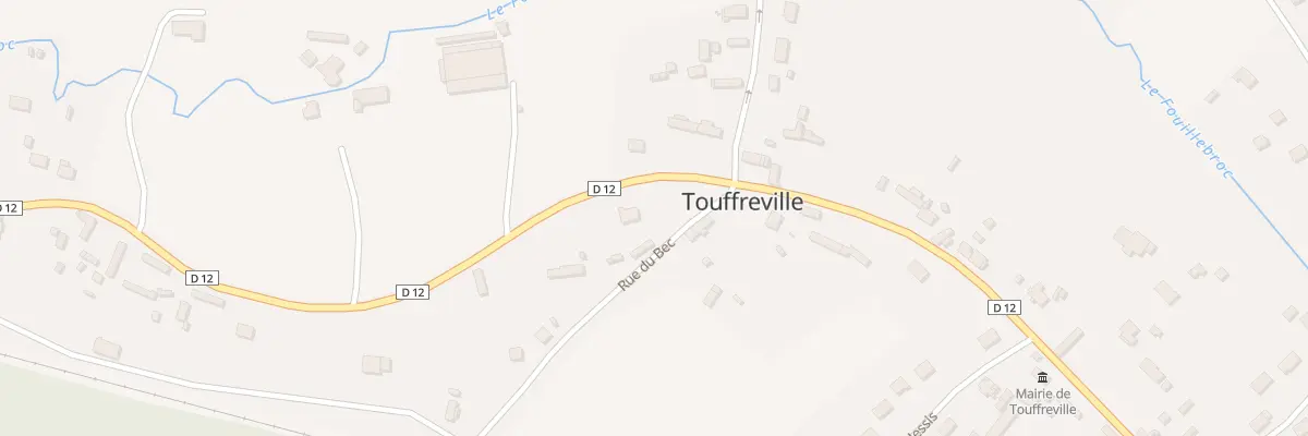 Plan du 37 Gr Grande Rue à Touffreville