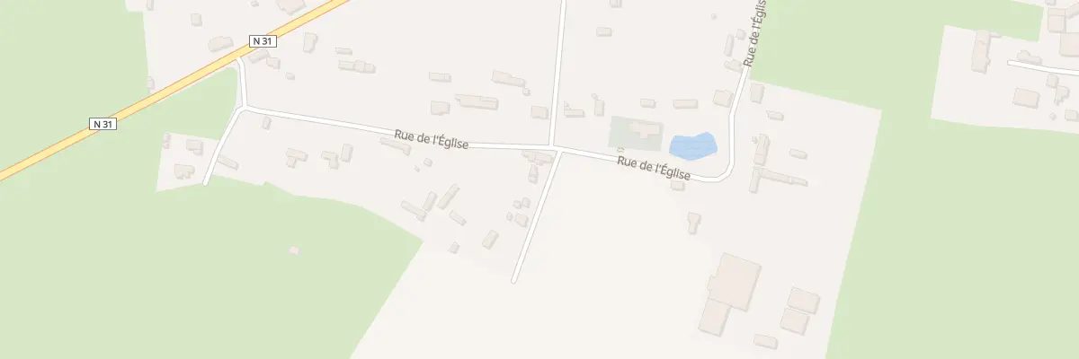 Plan du 525 Rue de l’Eglise à La Haye