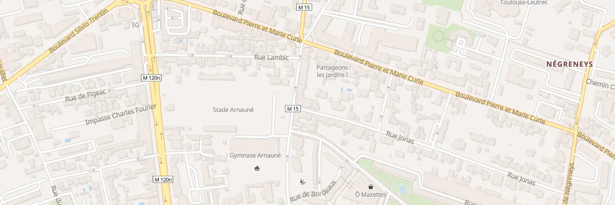 Plan du 108 Av Frédéric Estèbe à Toulouse