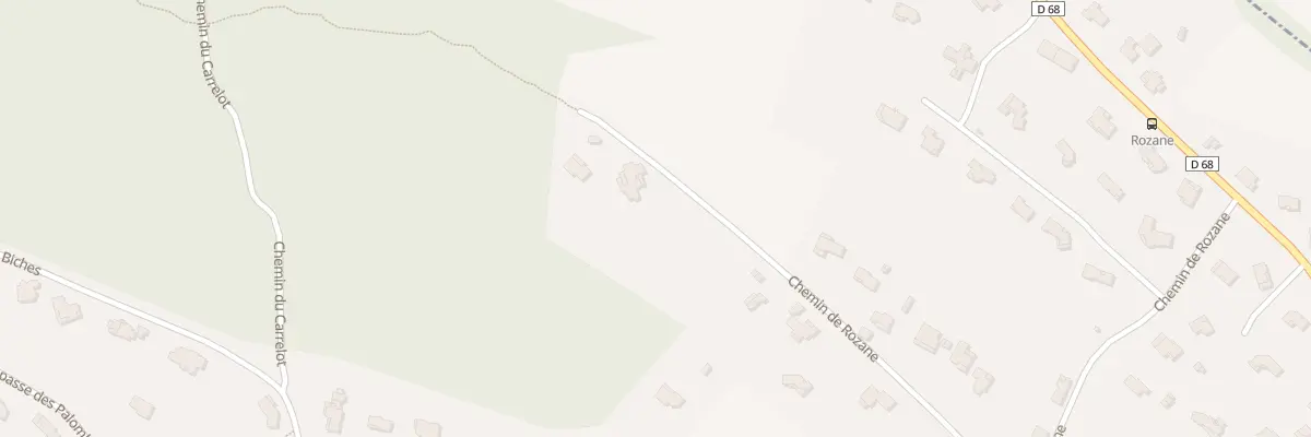 Plan du 65 Che de Rozane à Goyrans