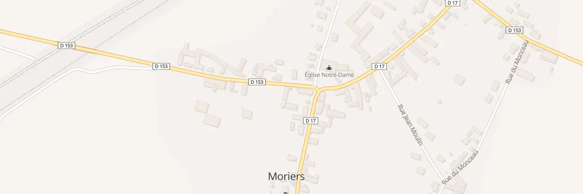 Plan du 1 Rue de la Gare à Moriers