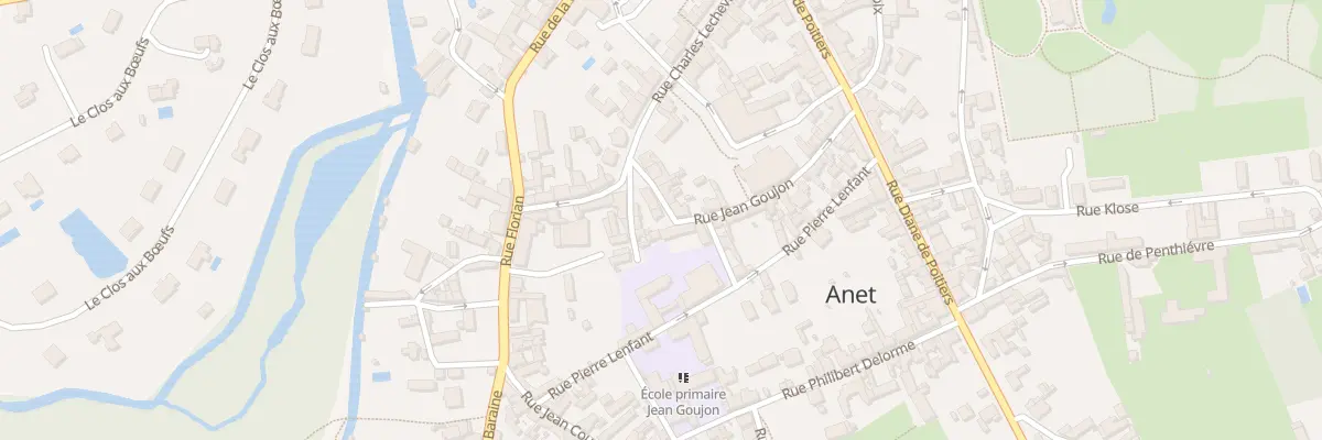 Plan du 2 Rue Jean Goujon à Anet