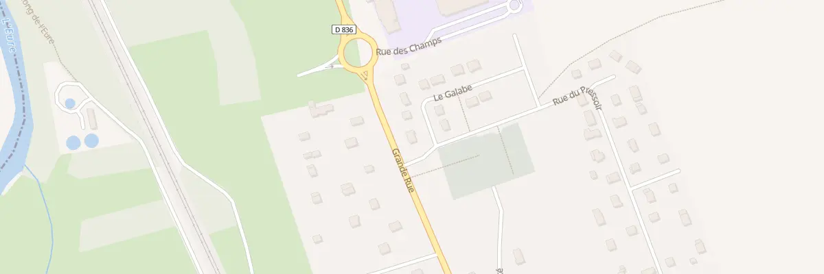 Plan du 1A Le Galabe à Bueil