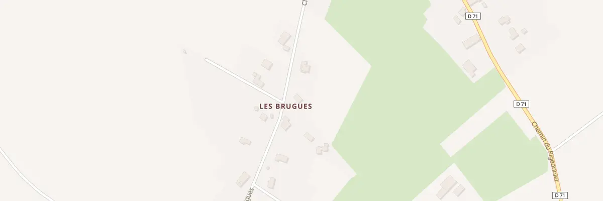 Plan du 791 Che des Brugues à Nohic