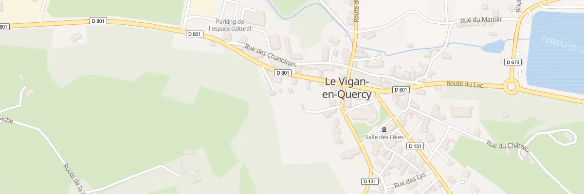 Plan du 5231 Le Vigan au Vigan-en-Quercy