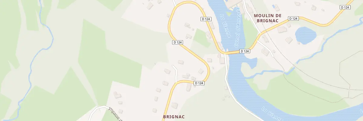 Plan du 39 Rte du Pré Madame à Royères
