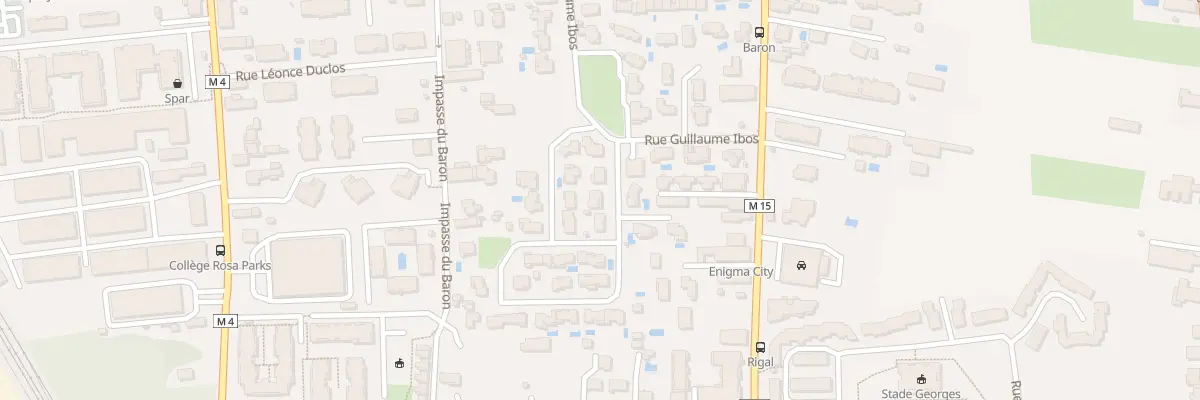 Plan du 4 Rue Georges Brassens à Toulouse