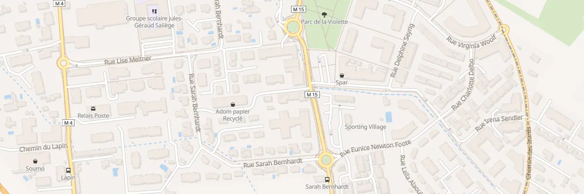 Plan du 293B Rte de Launaguet à Toulouse
