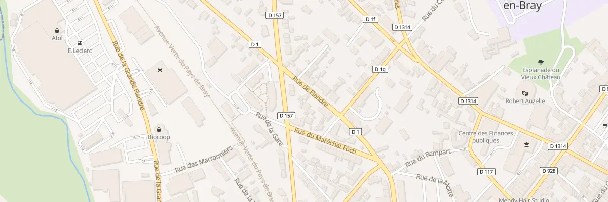 Plan du 7 Rue de Flandre à Neufchâtel-en-Bray