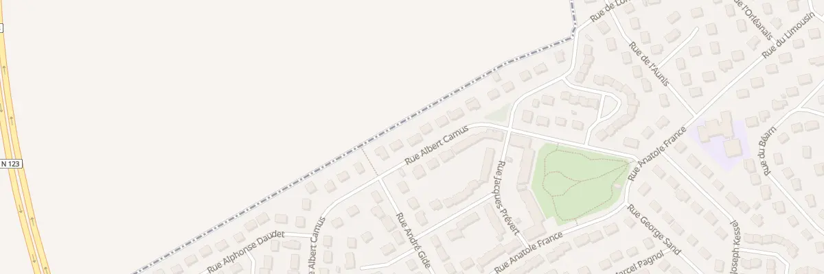 Plan du 20 Rue Albert Camus à Lucé