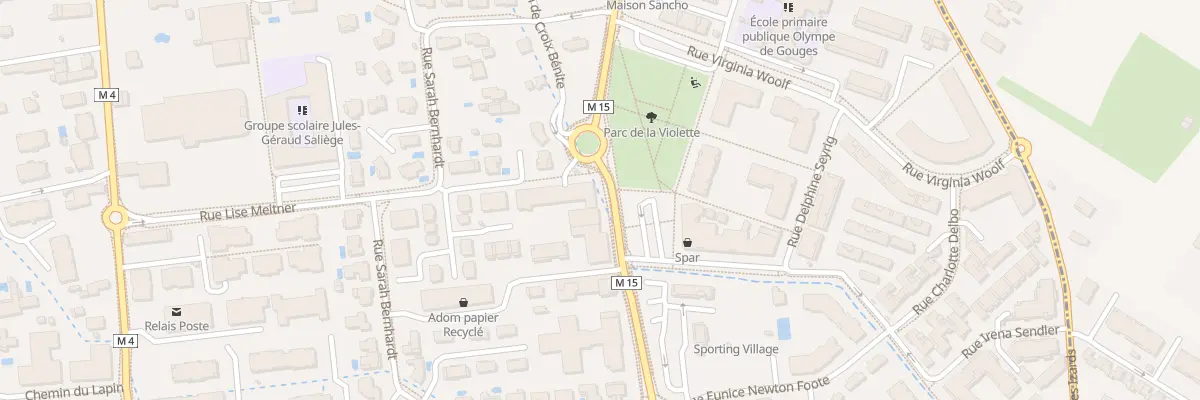 Plan du 301 Rte de Launaguet à Toulouse