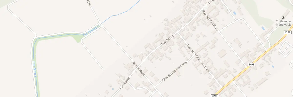 Plan du 55 Rue Basse à Montlivault