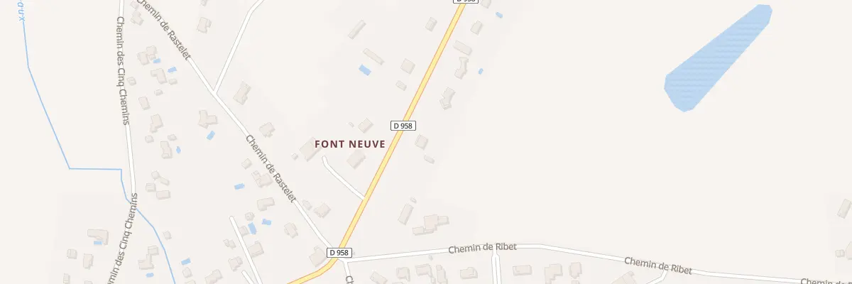 Plan du 3037 Vieille Route de Montauban à Saint-Étienne-de-Tulmont
