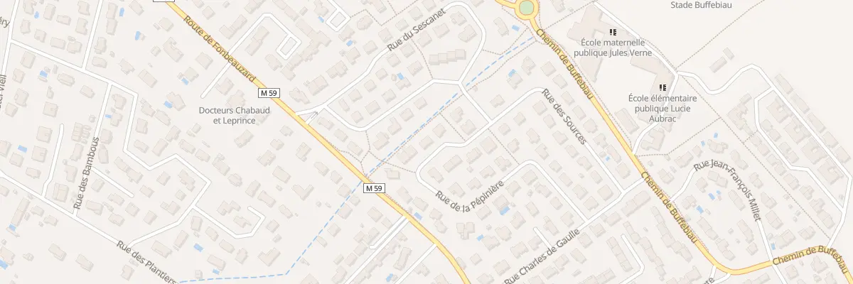 Plan du 4 Rue de la Pépinière à Castelginest