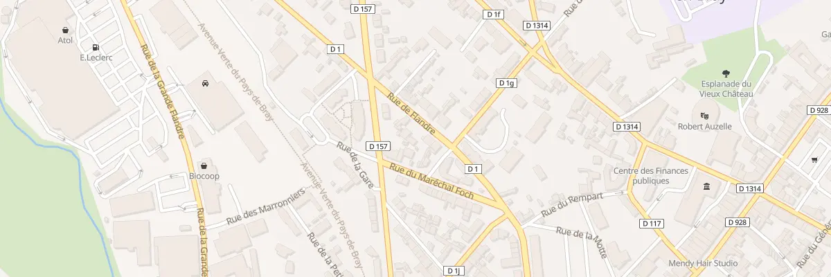 Plan du 3 Rue de Flandre à Neufchâtel-en-Bray