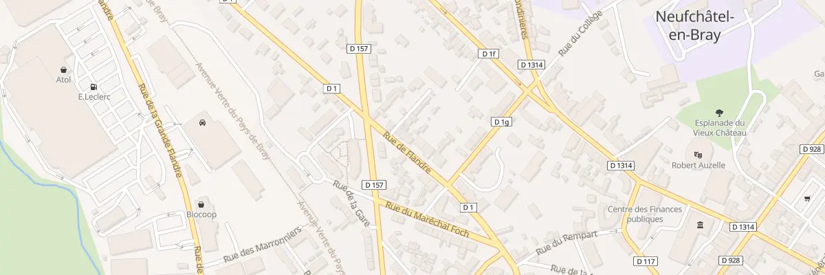 Plan du 6 Rue de Flandre à Neufchâtel-en-Bray