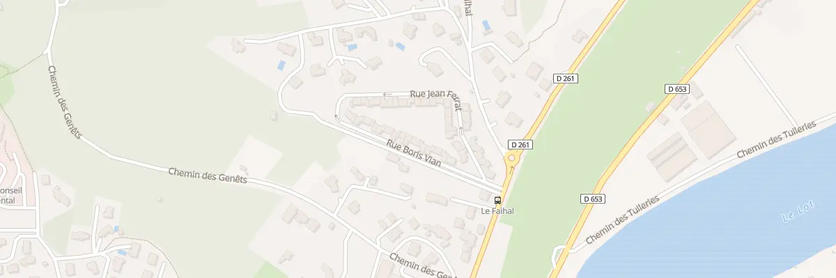 Plan du 37 Rue Boris-Vian à Cahors