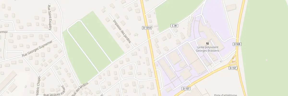 Plan du 45 Rte de Londinieres à Neufchâtel-en-Bray