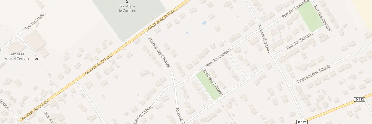 Plan du 2 Rue des Lauriers au Controis-en-Sologne