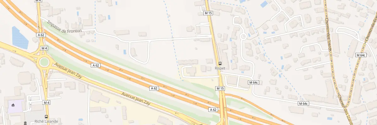 Plan du 257 Rte de Launaguet à Toulouse