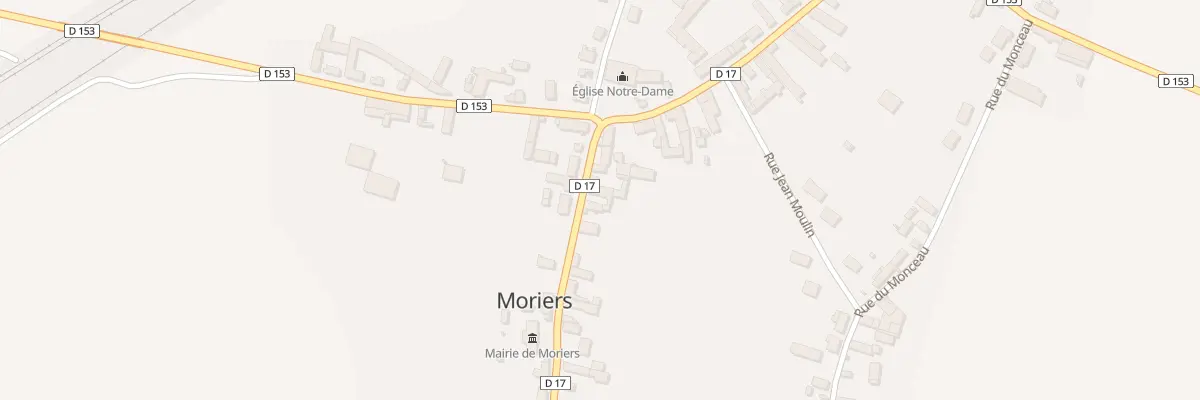 Plan du 5 Rue de la Republique à Moriers