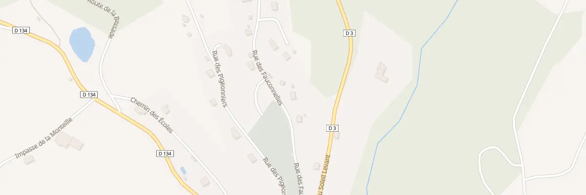 Plan du 276 Rue Des Fauconnelles à Voutezac