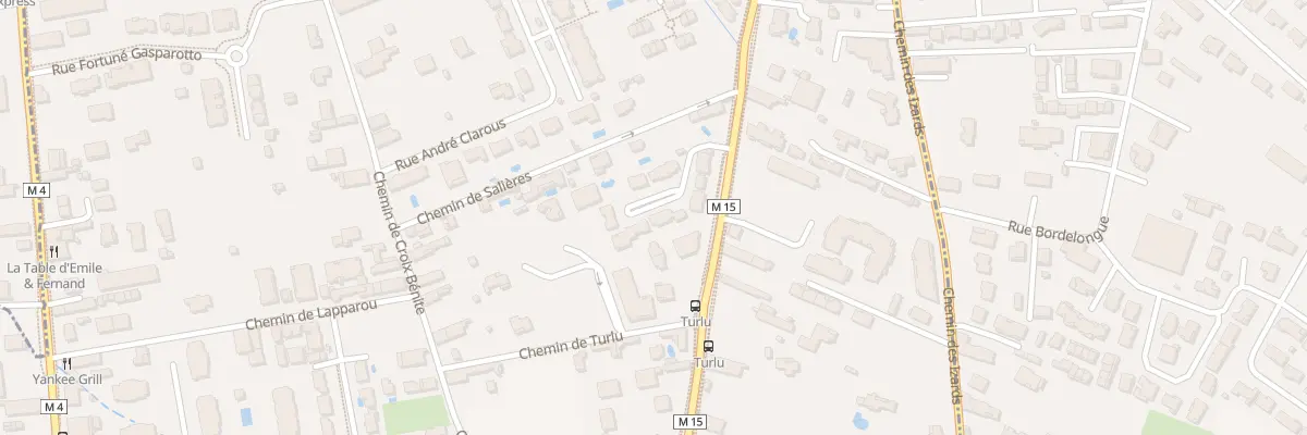 Plan du 351 Rte de Launaguet à Toulouse