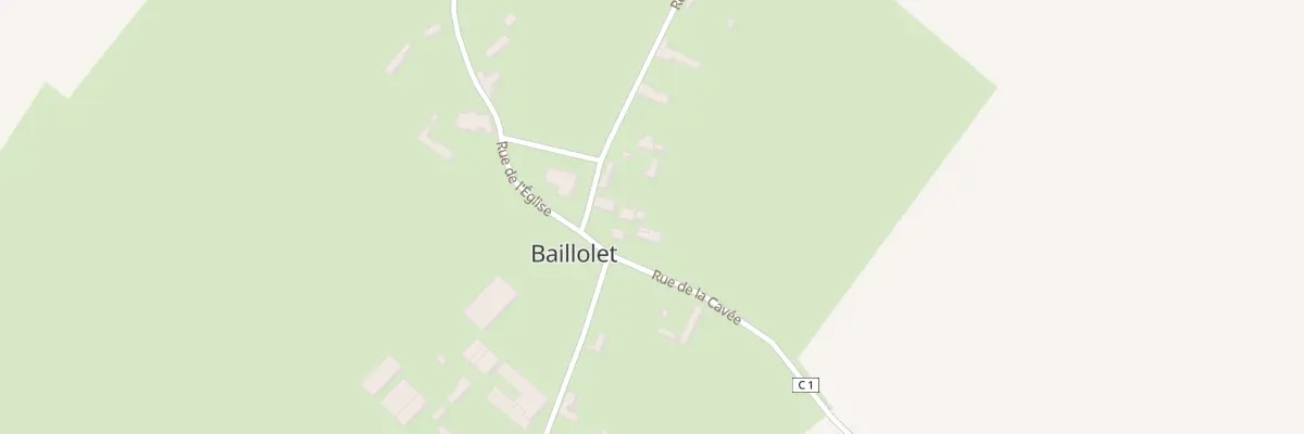 Plan du 3 Rue de la Cavee à Baillolet