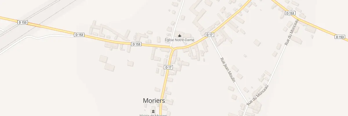 Plan du 1 Rue de la Republique à Moriers