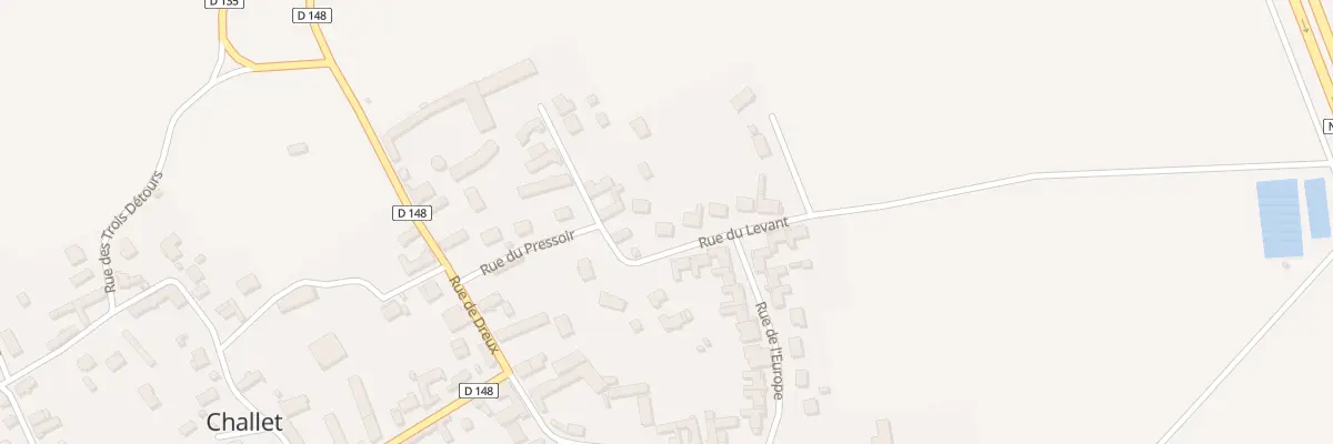 Plan du 10 Rue du Levant à Challet