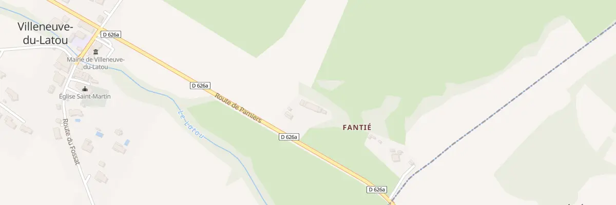 Plan du 10 Fantie à Villeneuve-du-Latou