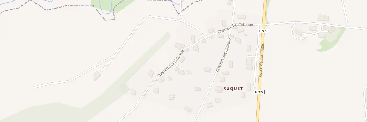 Plan du 5001 Ruquet à Pailhès