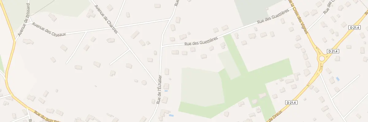 Plan du 21 Rue des Guettières à Abondant