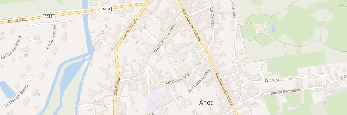 Plan du 4 Pl Auguste Boudeville à Anet