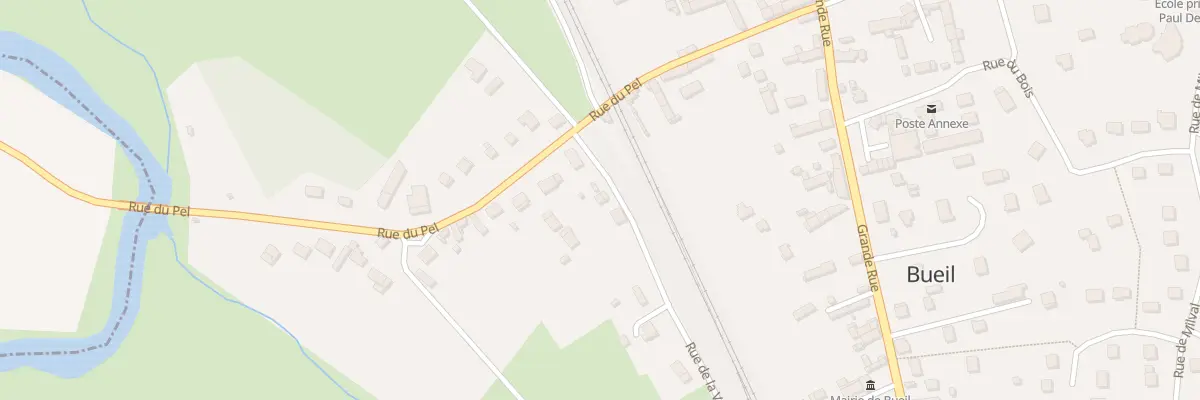 Plan du 39 Rue de la Vallée à Bueil
