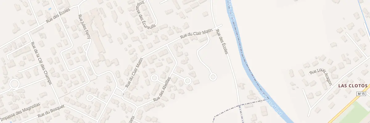Plan du 3 Rue des Abeilles à Aucamville